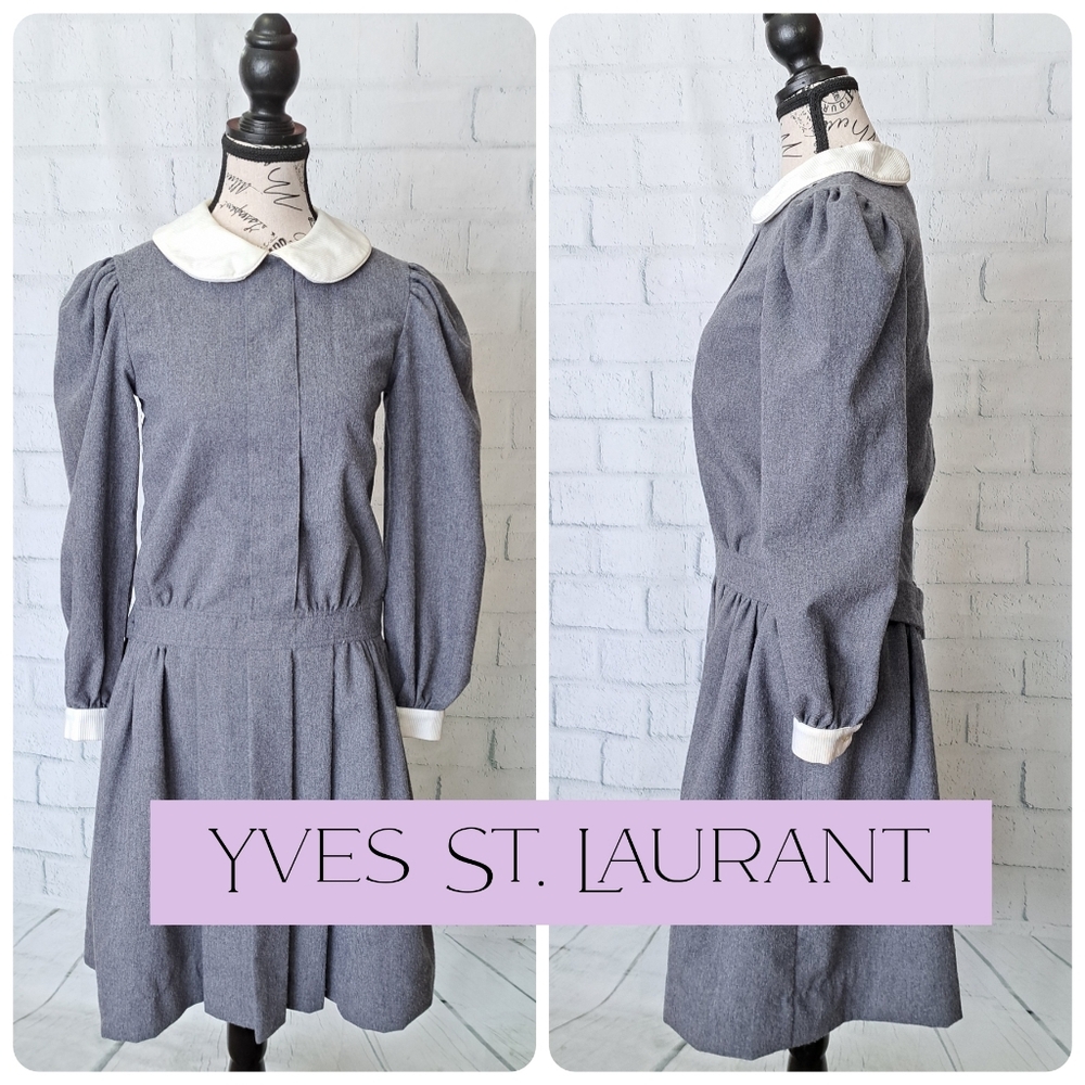 Yves St. Laurant vtg schoolgirl dress